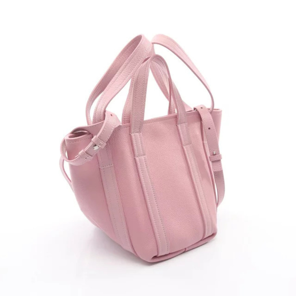 Balenciaga Leather North Handbag Pink South